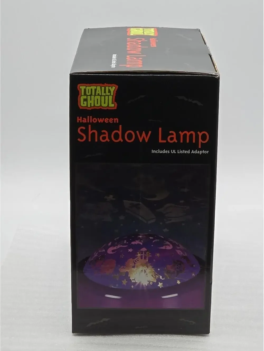 Totally Ghoul Projection Shadow Lamp Box Halloween Rotating Light Show NIB